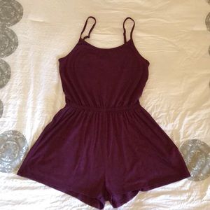 H&M Divided Purple Romper // sz XS // EUC